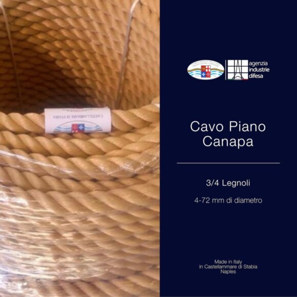 Cavo Piano Canapa 3-4 L