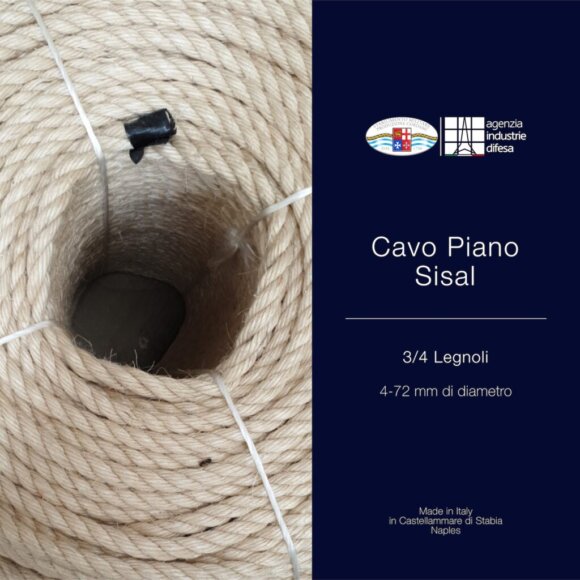 Cavo Piano Sisal 3-4 L